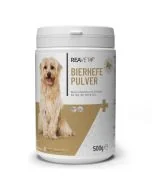Ondersteun de gezondheid van je hond, kat of paard met biergistpoeder. Natuurlijk, voedzaam & eenvoudig te geven. Shop direct online - ReaVET!
