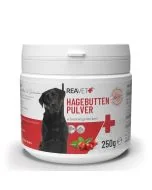 Bestel ReaVET Rozenbottelpoeder online! 100% natuurlijk ✔️ rijk aan vitamine C ✔️ Ondersteunt gewrichten, immuunsysteem en vitaliteit van je dier!