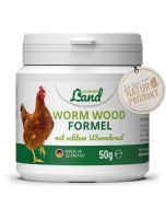 Wormwood Formule van HÜHNER Land - 50 gram ✔️ Na een wormkuur bij kippen ✔️ Natuurlijke kruiden ✔️ Ondersteunt een gezonde darmfunctie ✔️ Bestel nu in de ReaVET Shop