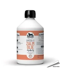 Aniculis Omega-3 Zalmolie in fles van 500 ml voor hond, kat en paard