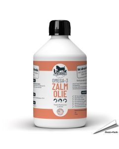 Omega-3 Zalmolie van Aniculis voor Honden, Katten & Paarden (500ml)