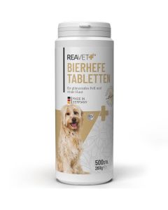 ReaVET Biergist tabletten voor honden (500 stuks)