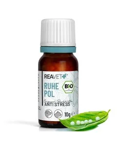 ReaVET Bio Bachbloesem globuli voor Honden, Katten & Paarden - Rustpunt (10g)