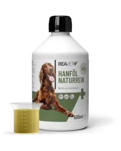 ReaVET Hennepolie voor Paarden, Honden & Katten (500ml)