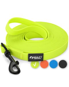 ReaVET Lange lijn voor honden - Geel (5 meter)