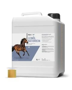 ReaVET Lijnolie voor honden, katten en paarden (5 Liter)
