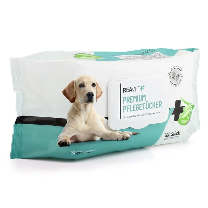 ReaVET Verzorgingsdoekjes met Aloë Vera voor dieren