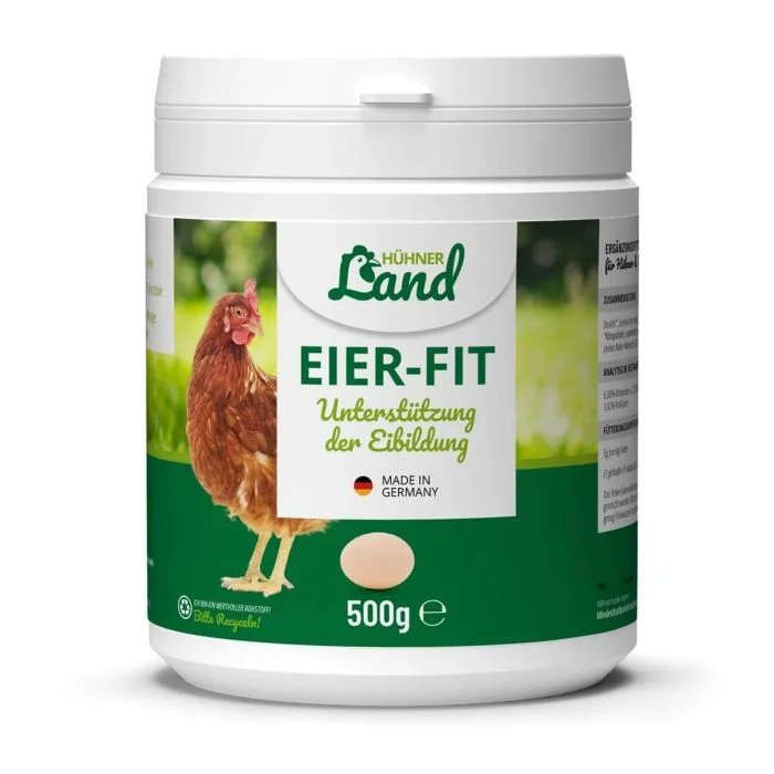 Eier-Fit ondersteunt de eivorming & legprestaties ✔️ Voedingssupplement voor gezonde eieren ✔️ Geschikt voor kippen en kwartels ✔️ 100% natuurlijk ➤ Bestel online bij Hoezo-Kado