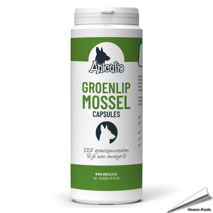 Groenlipmosselcapsules van Aniculis - voor Honden - Om de gewrichten gezond te houden