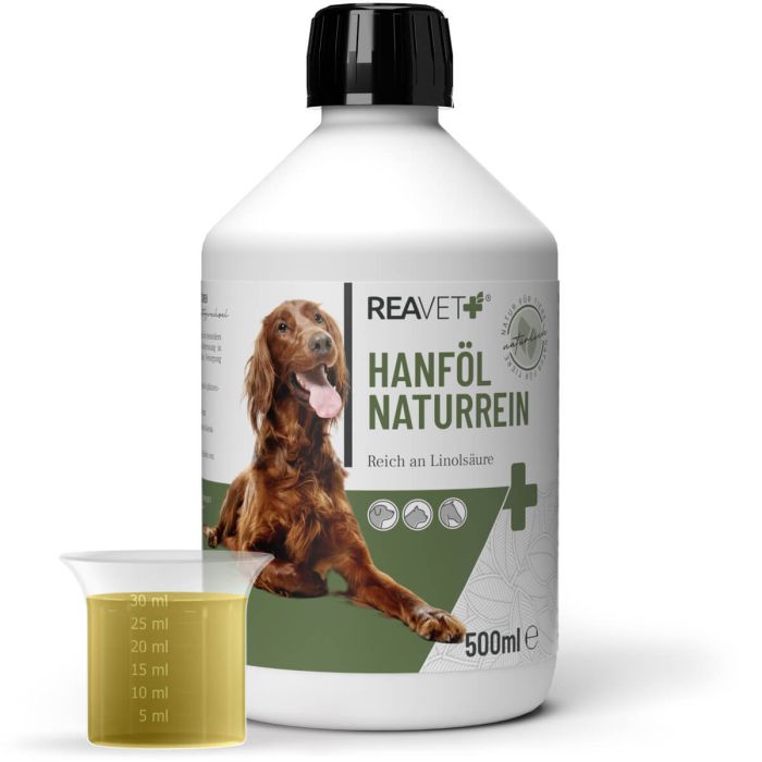 ReaVET Hennepolie voor Paarden, Honden & Katten (500ml)
