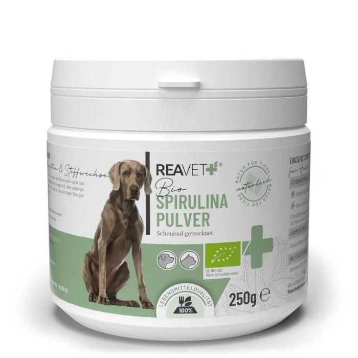  ReaVET Bio Spirulina Poeder voor Honden & Katten (250g)