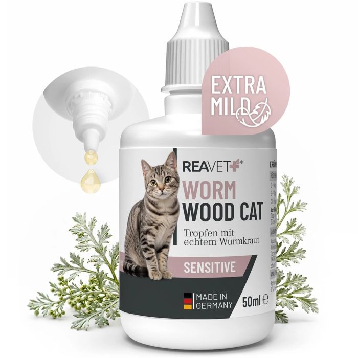 Kruidenformule voor katten met alsem, 50 ml