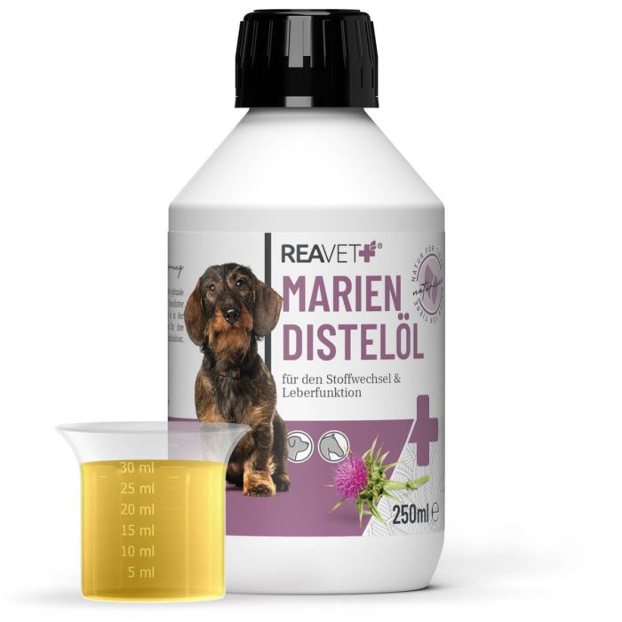 ReaVET Mariadistelolie voor Honden & Paarden (250ml)