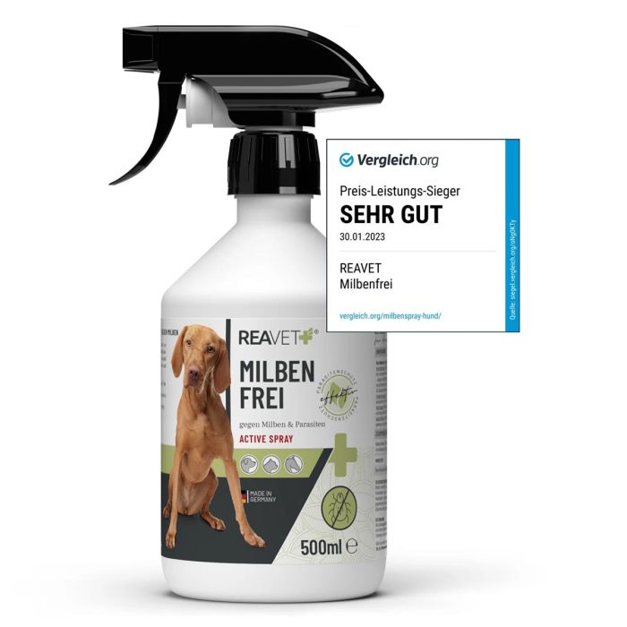 ReaVET Milben Frei Spray für Haustiere (500ml)