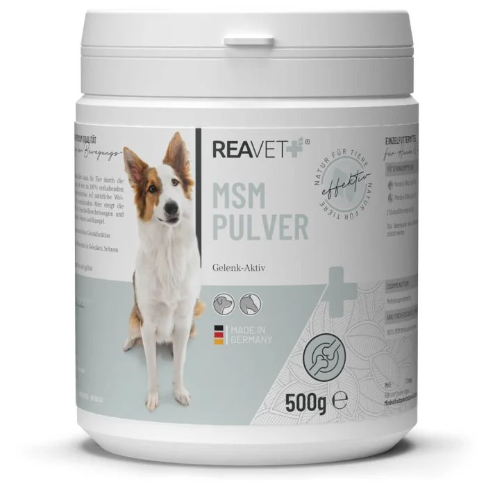ReaVET MSM Gewricht-Actief voor Paarden en Honden (500g)