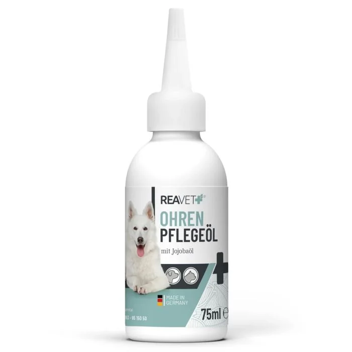 ReaVET Oor Verzorgingsolie voor Honden & Katten (75ml)