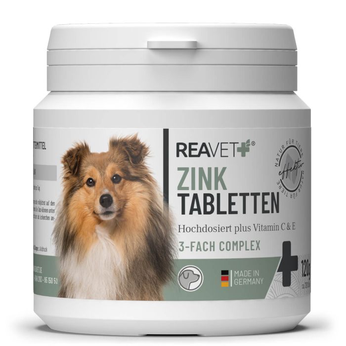 ReaVET Zink Tabletten voor Honden (120 stuks)