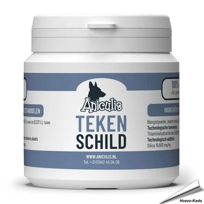 Tekenschild voor honden van Aniculis ✔️ Tegen teken, vlooien en mijten ✔️ Voor honden van alle leeftijden ✔️ 100% natuurlijk ✔️ Bestel direct on www.aniculis.nl