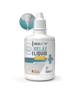 Relax Liquid druppels voor katten ✔️ Ondersteunt natuurlijke ontspanning ✔️ Bevordert het algemene welzijn ✔️ Voor een evenwichtig kattenleven ✔️ Bestel online op www.reavet.nl