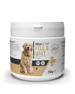 ReaVET Huid & Vacht Harmonie Poeder voor Honden & Katten (250g)