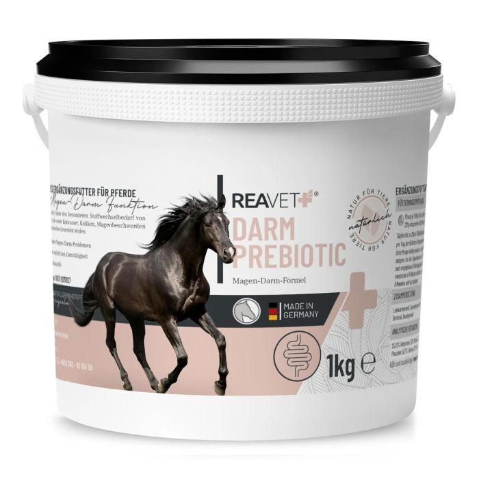 ReaVET Darm Prebiotica voor Paarden - Ondersteuning van maag- en darmfunctie van Paarden