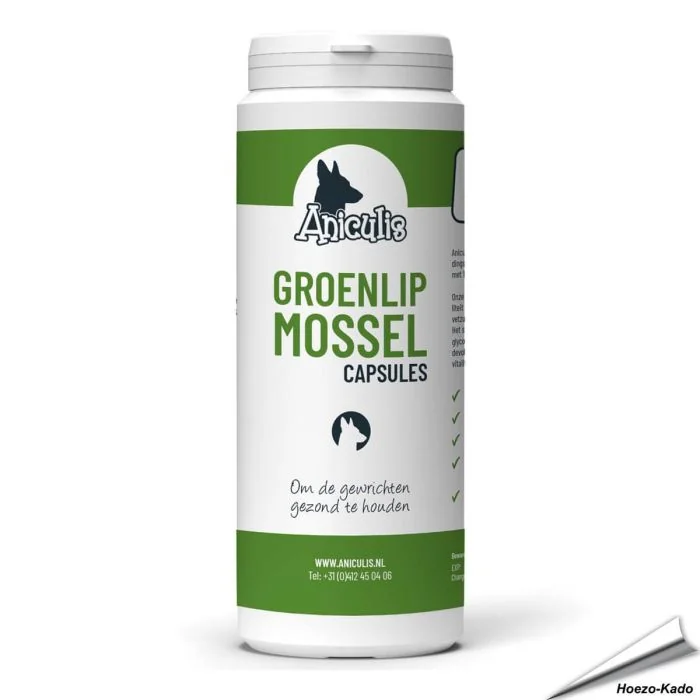 Groenlipmosselcapsules van Aniculis - voor Honden - Om de gewrichten gezond te houden