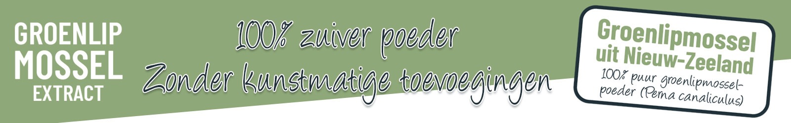 Aniculis Groenlipmossel Extract voor dieren - 100% puur groenlipmossel-poeder uit Nieuw-Zeeland